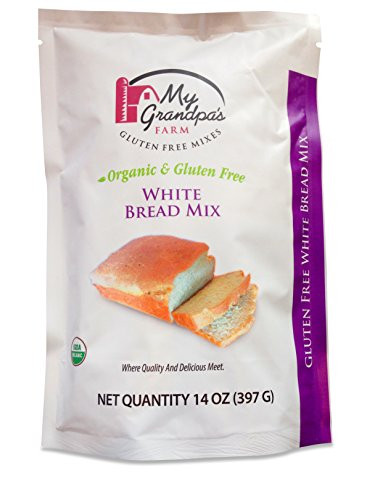 Organic Gluten Free Bread
 My Grandpa s Farm Organic Gluten Free White Bread Mix Food