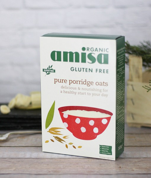 Organic Gluten Free Oats
 Amisa Organic Gluten Free Porridge Ipirotissa