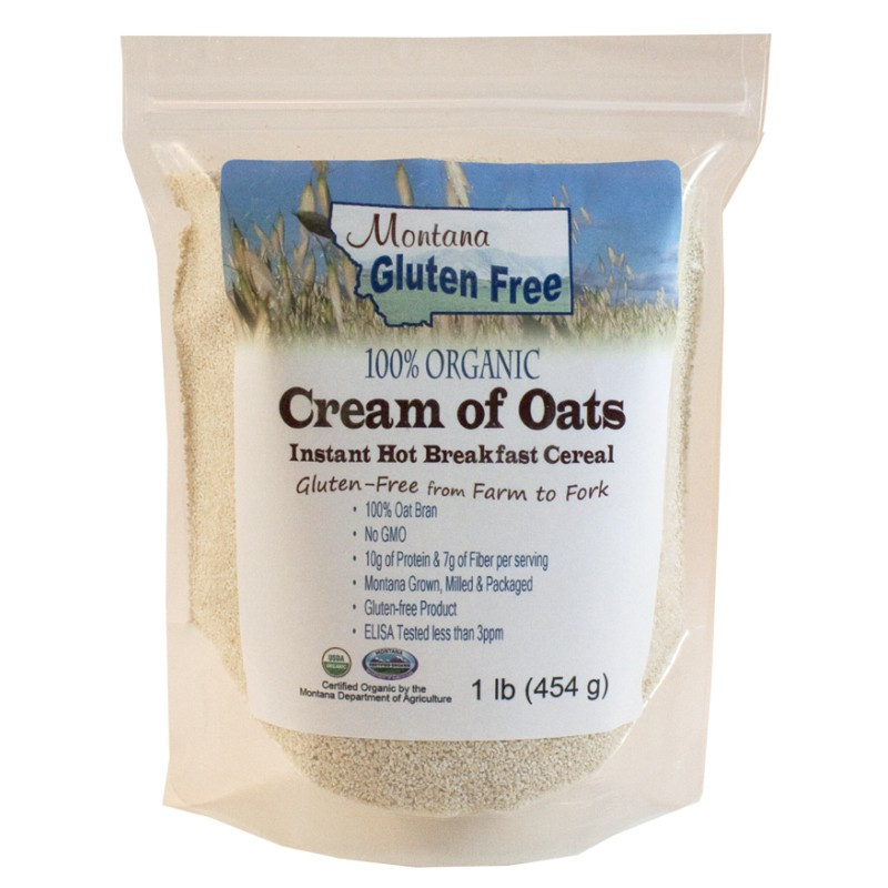 Organic Gluten Free Oats
 Organic Gluten Free Cream of Oats