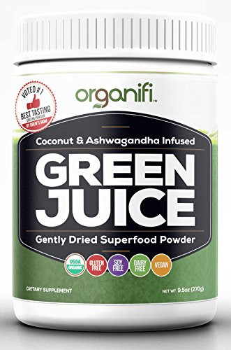 Organic Greens Powder
 Organifi – Green Juice Super Food Supplement 270g 30 Day