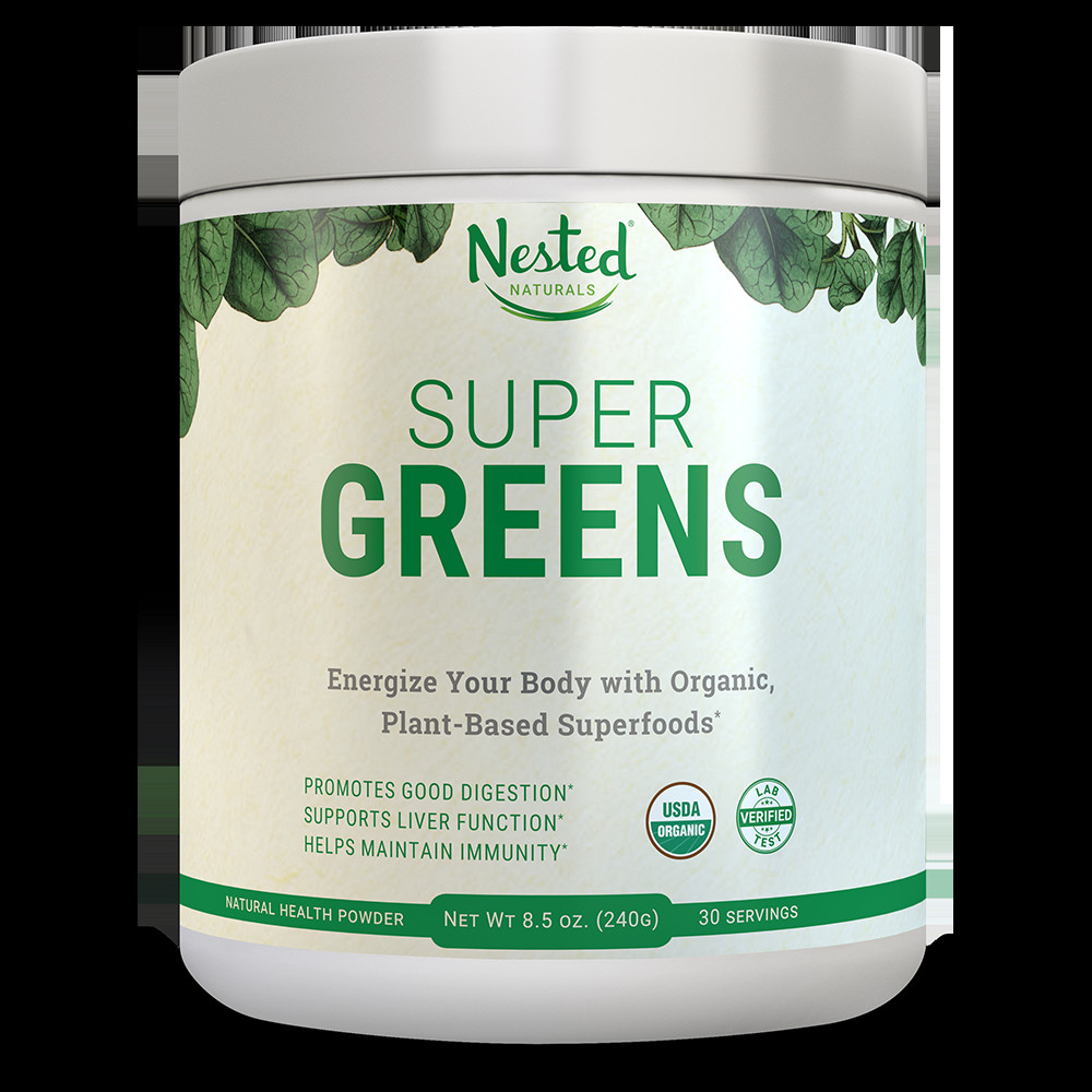 Organic Greens Powder
 Super Greens Natural Organic Ve able Powder