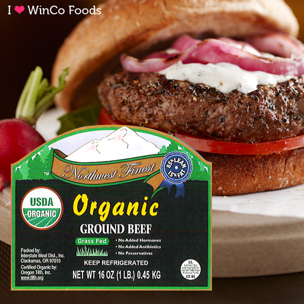 Organic Ground Beef
 USDA Organic Ground Beef