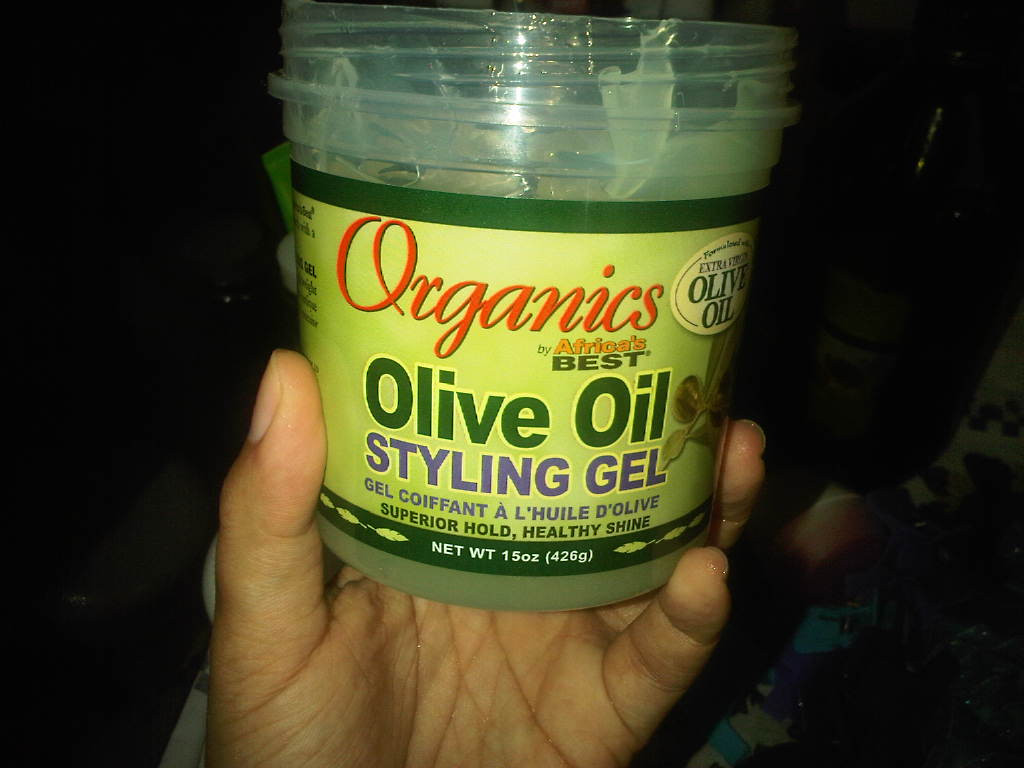 Organic Hair Mousse
 Africa’s Best Organics Olive Oil Styling Gel