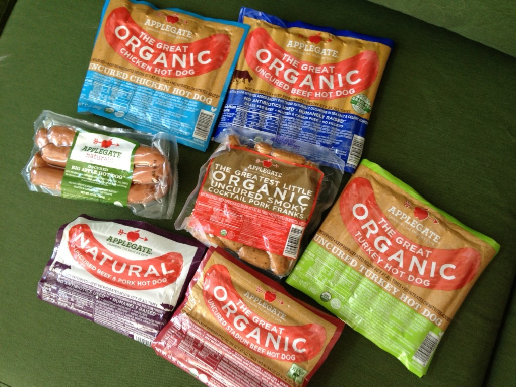 Organic Hot Dogs
 Applegate – hot dogs done right