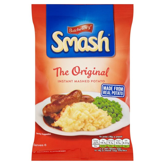 Organic Instant Mashed Potatoes
 Smash Original Instant Mashed Potato from Ocado