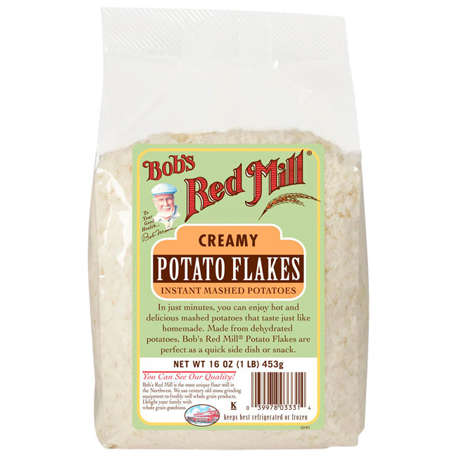 Organic Instant Mashed Potatoes
 Bob s Red Mill Creamy Potato Flakes Instant Mashed Potato