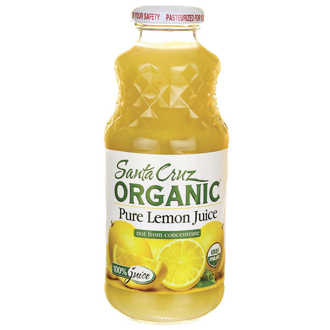 Organic Lemon Juice
 Santa Cruz Organic Pure Lemon Juice 16 fl oz Liquid