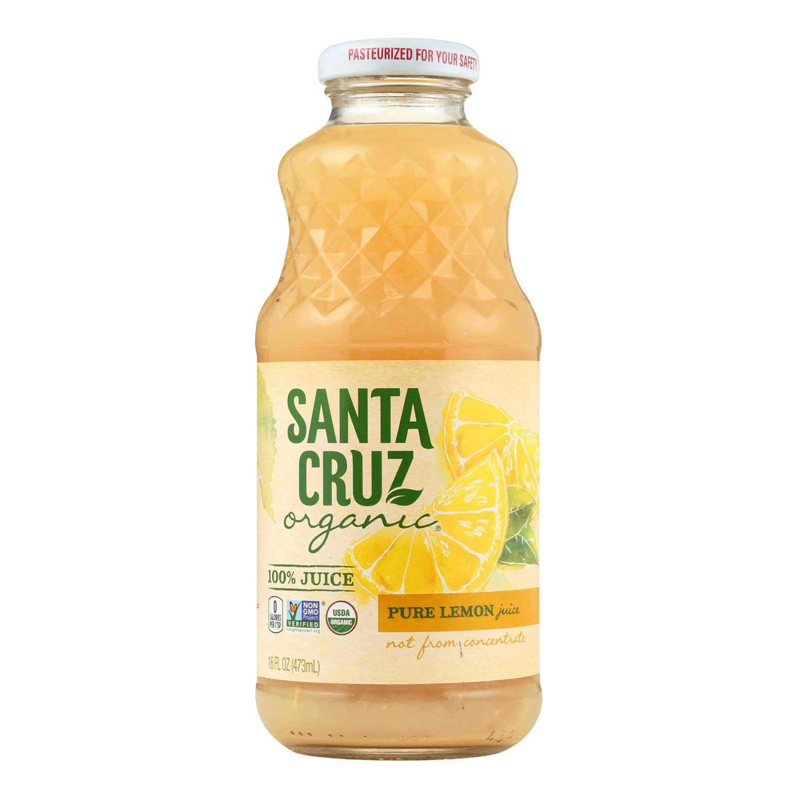 Organic Lemon Juice
 Santa Cruz Organic Juice Lemon Case of 12 16 Fl oz