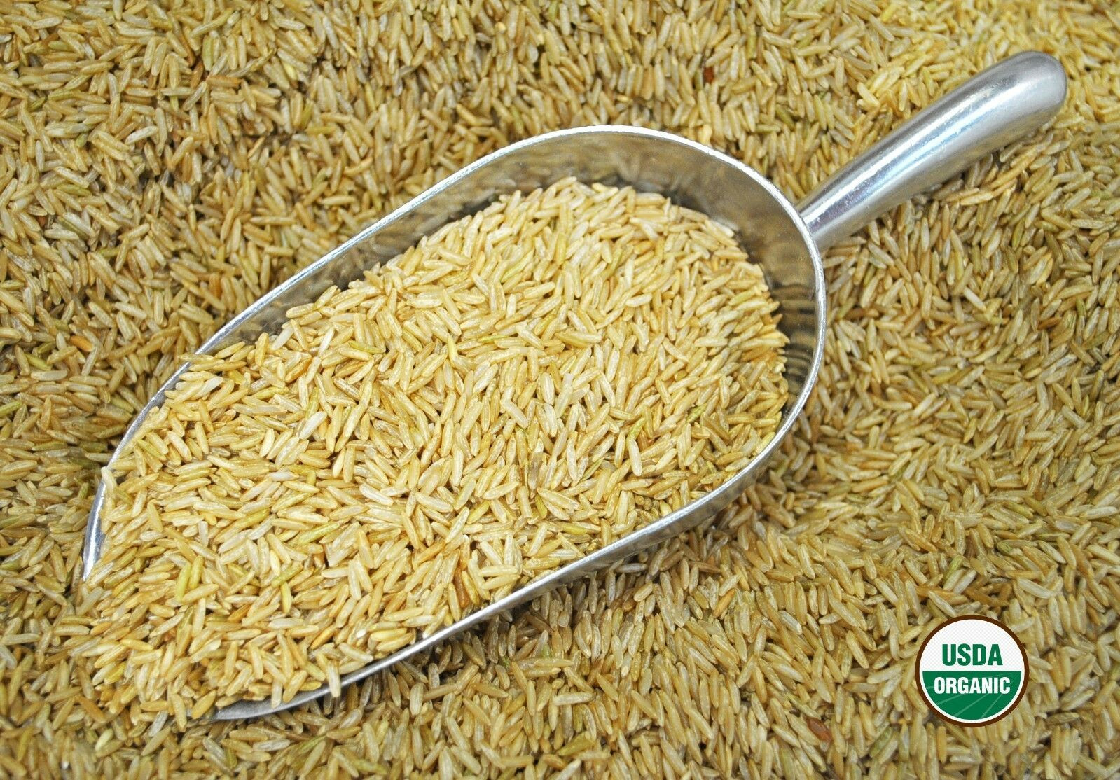 Organic Long Grain Brown Rice
 SweetGourmet Organic Long Grain Brown Rice Bulk 5Lb FREE