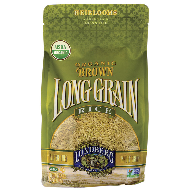 Organic Long Grain Brown Rice
 Lundberg Family Farms Organic Long Grain Brown Rice 2 lb