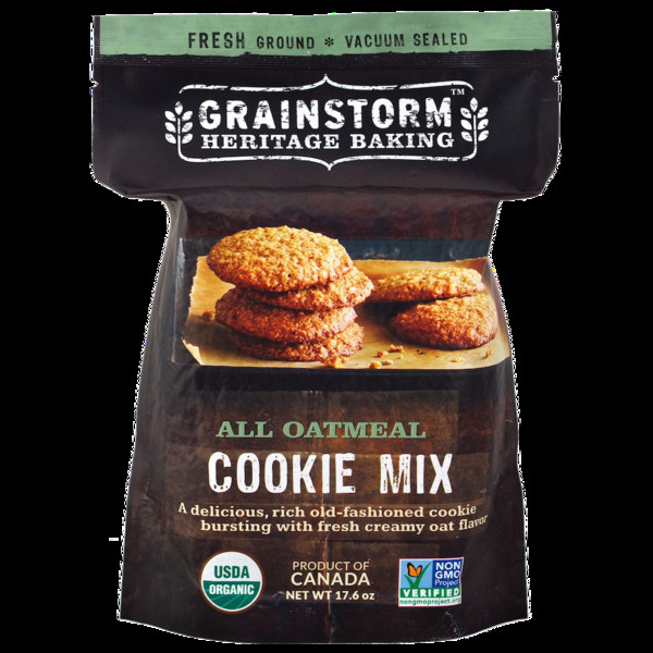 Organic Oatmeal Cookies
 Organic Oatmeal Cookie Mix – GRAINSTORM