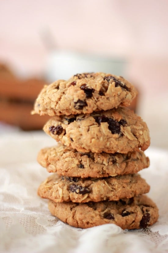 Organic Oatmeal Cookies
 Oatmeal and Spiced Rum Raisin Cookies with Whole Wheat