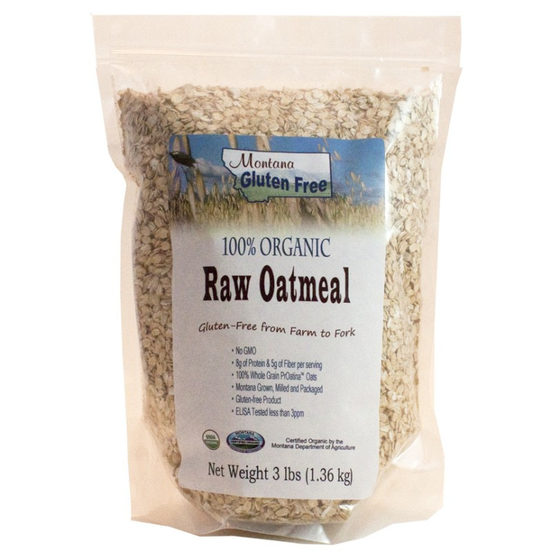 Organic Oats Bulk
 Organic Gluten Free Raw Oatmeal