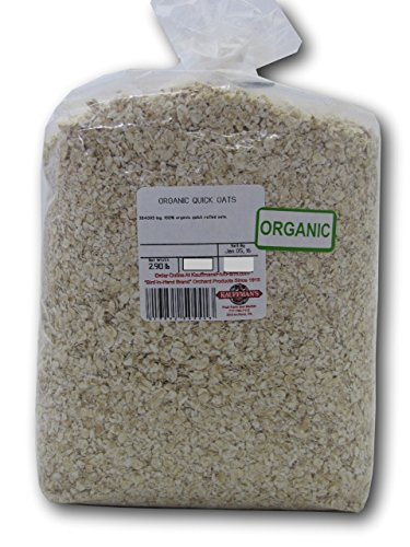 Organic Oats Bulk
 Bulk Organic Non GMO Quick Oats 3 Lb Bag Pack of 4