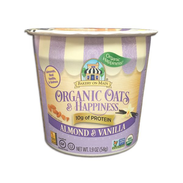 Organic Oats Bulk
 Organic Oats & Happiness Almond & Vanilla Oatmeal Cup