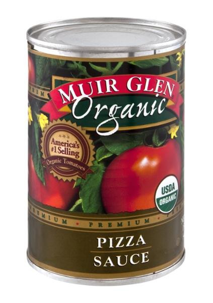 Organic Pizza Sauce
 Muir Glen Organic Pizza Sauce