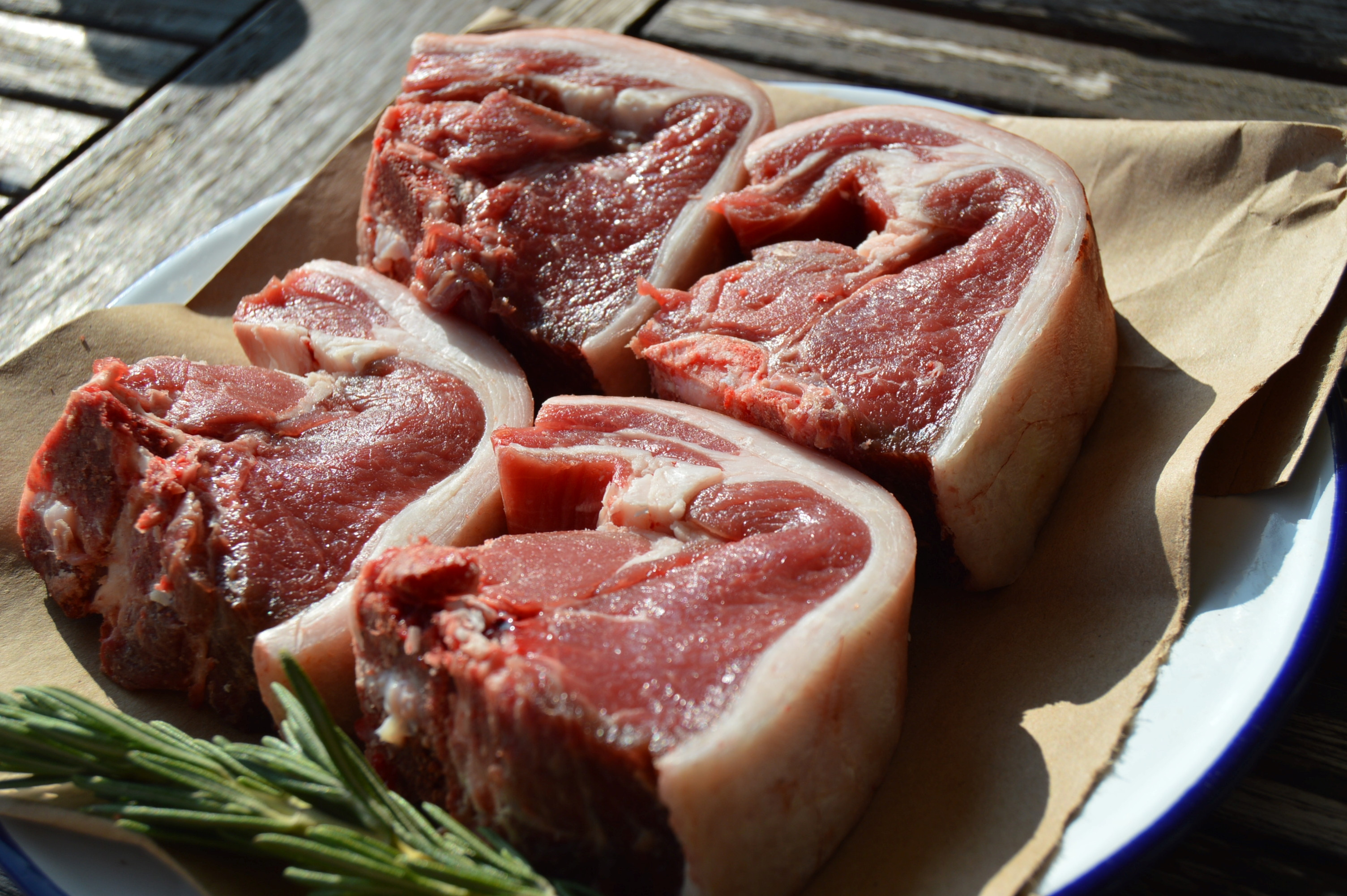 Organic Pork Chops
 Organic Grass Fed Mutton Chops Primal Meats