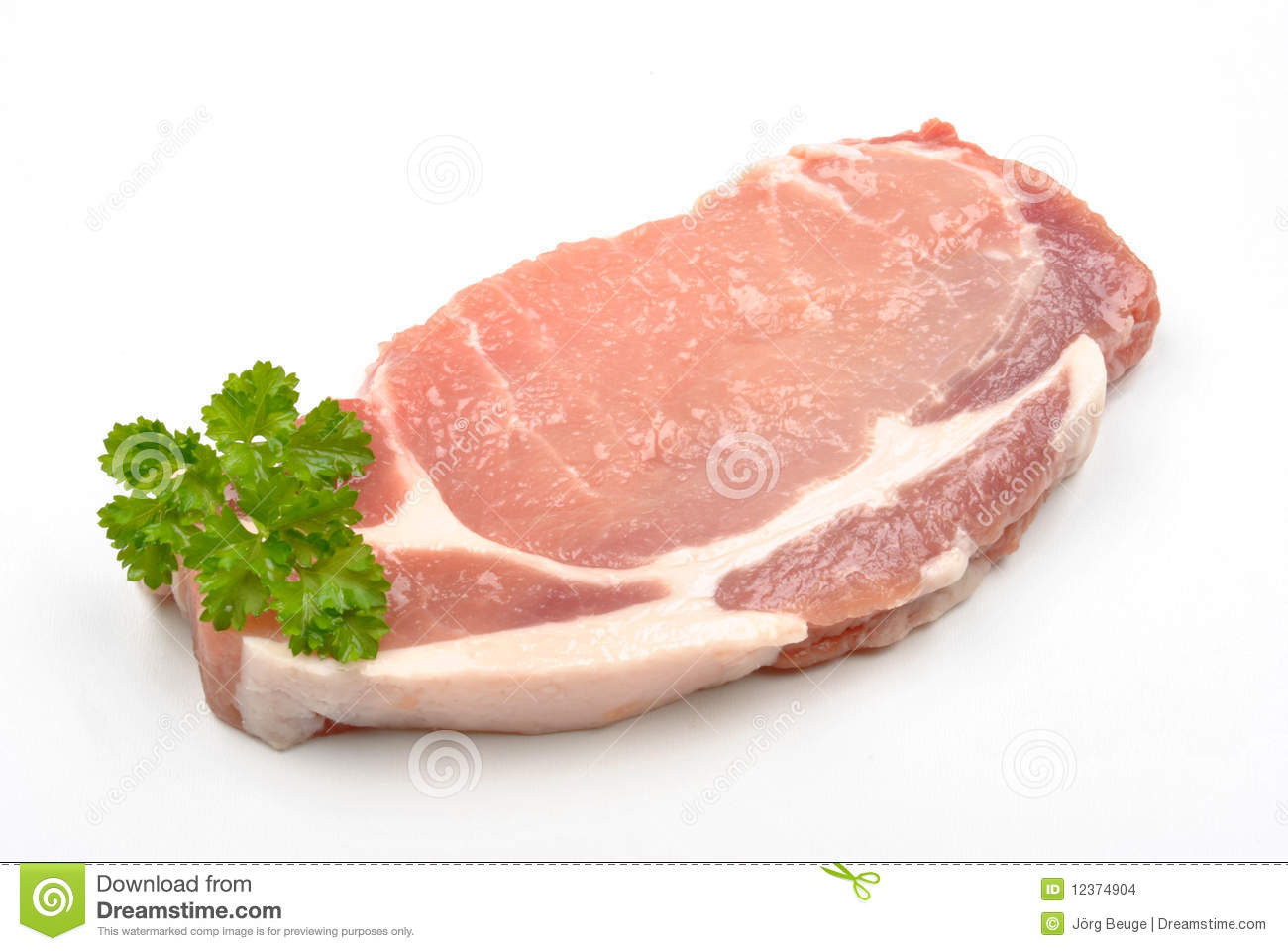 Organic Pork Chops
 Raw Organic Pork Chop Stock Image