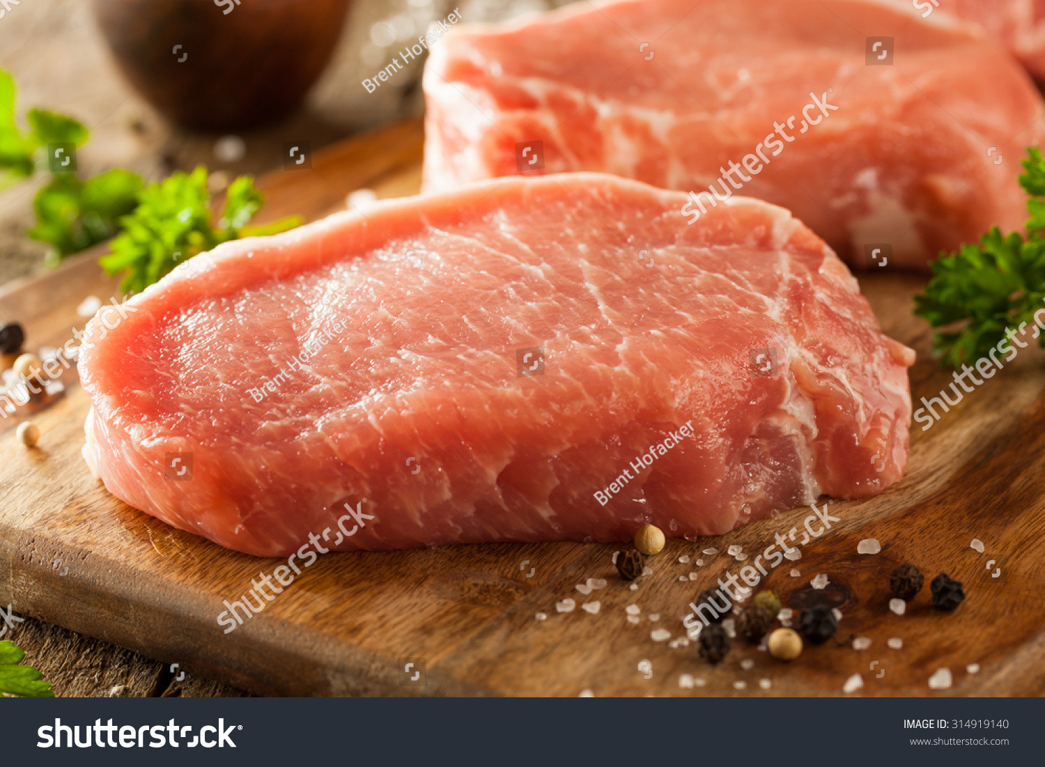 Organic Pork Chops
 Raw Organic Boneless Pork Chops Ready Stock