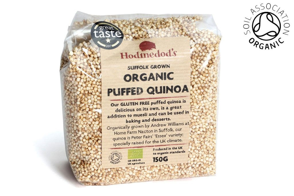 Organic Puffed Quinoa
 Quinoa Puffs Organic Hodmedod s British Pulses & Grains