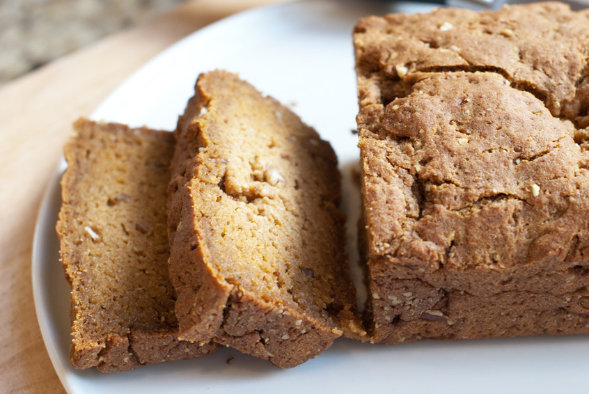 Organic Pumpkin Bread
 Back To Organic – Vegan Pumpkin Bread with Coconut Oil