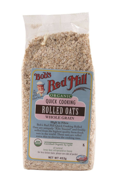 Organic Quick Oats
 Bob s Red Mill Organic Quick Cooking Rolled Oats 453g