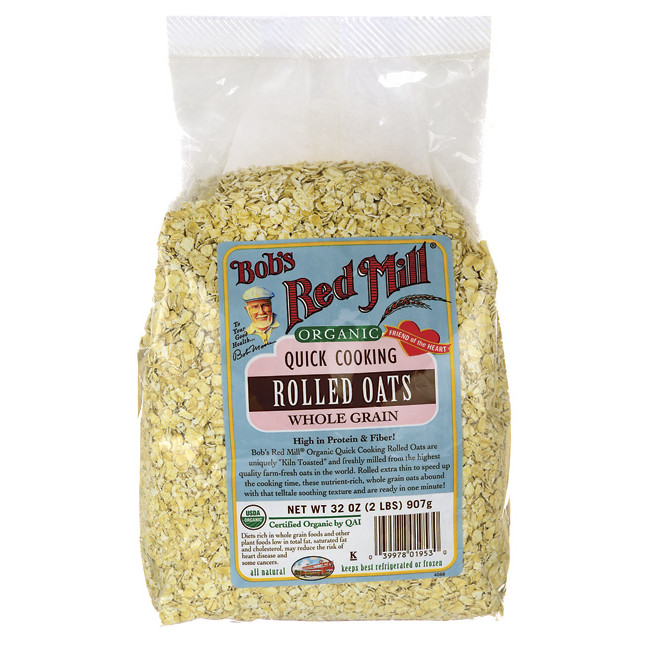 Organic Quick Oats
 Bob s Red Mill Organic Quick Cooking Rolled Oats 32 oz Pkg