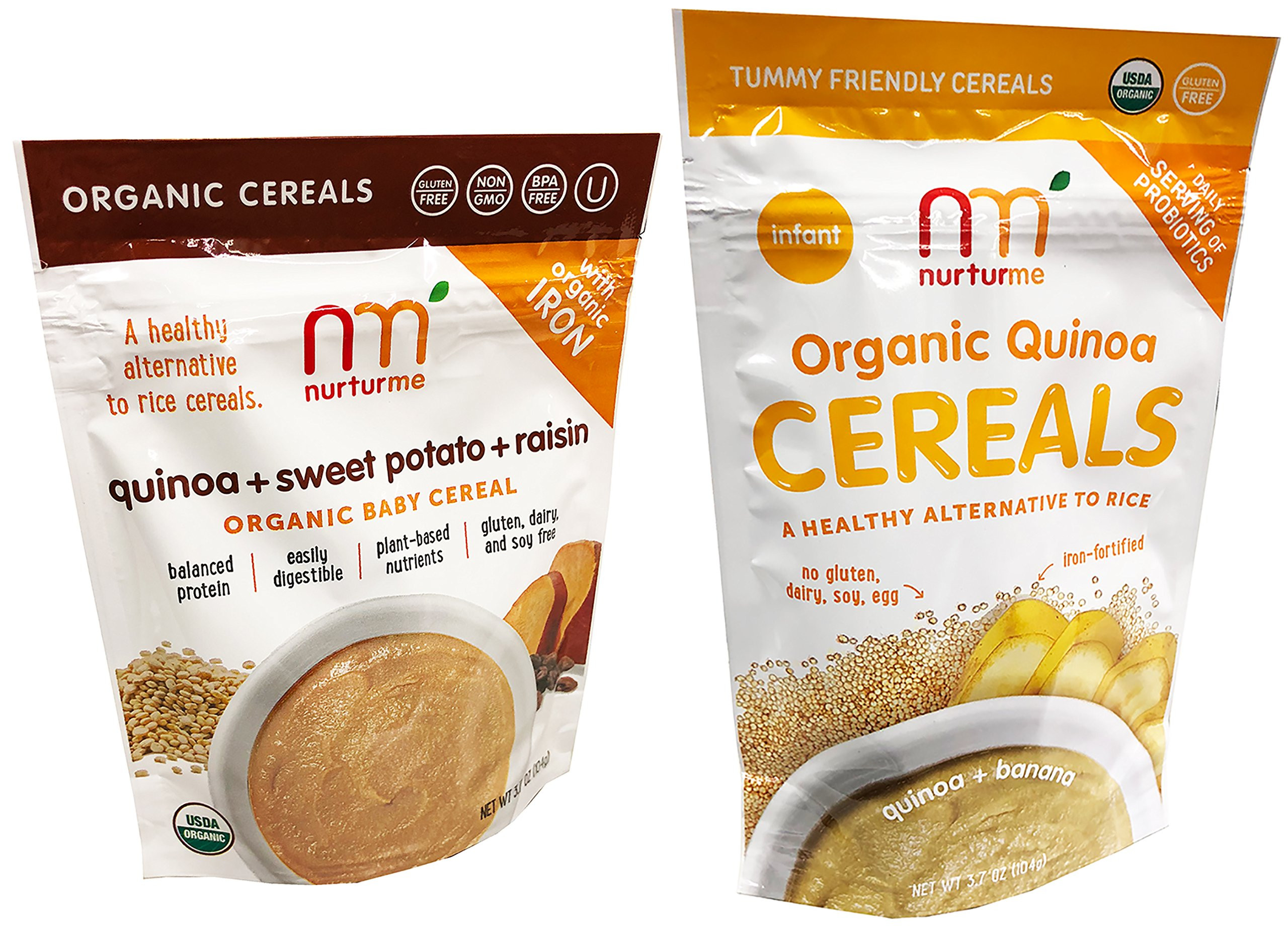 Organic Quinoa Baby Cereal
 Amazon NurturMe Organic Infant Cereals Quinoa