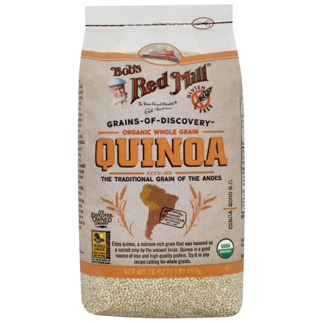 Organic Quinoa Flour
 Bob s Red Mill Organic Whole Grain Quinoa 16 oz 453 g