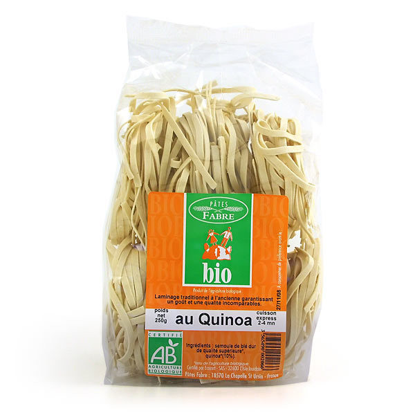 Organic Quinoa Pasta
 Organic quinoa pasta Pâtes Fabre