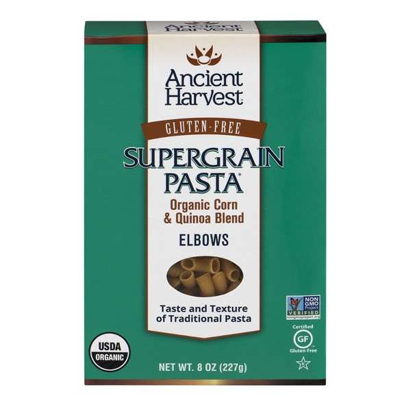 Organic Quinoa Pasta
 Ancient Harvest Gluten Free Elbows Organic Supergrain