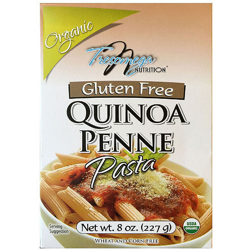 Organic Quinoa Pasta
 Tresomega Nutrition Organic Quinoa Pasta Penne 8 oz 12