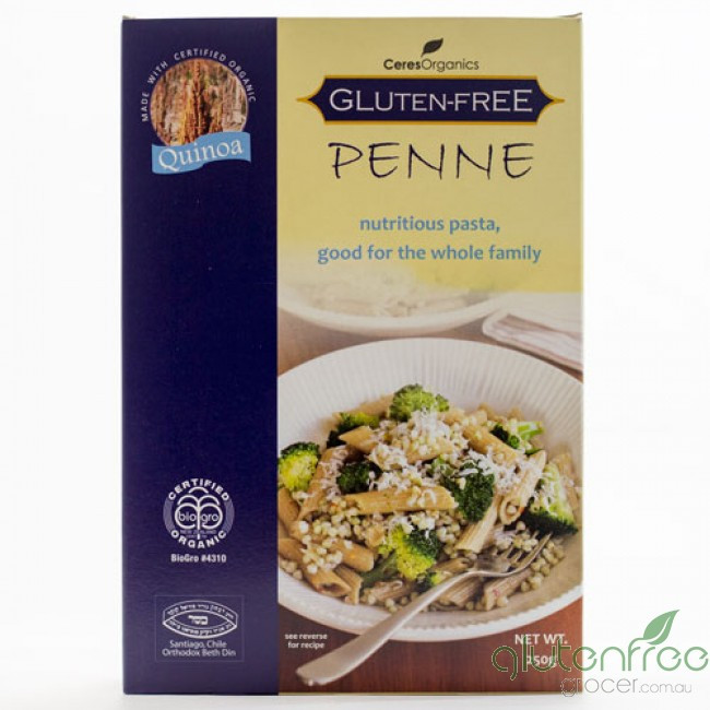 Organic Quinoa Pasta
 Gluten Free Grocers Organic Quinoa Penne Pasta Ceres