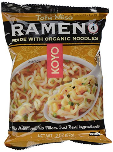 Organic Ramen Noodles
 Koyo Tofu & Miso Dry Ramen 2 oz Pack of 12 Food