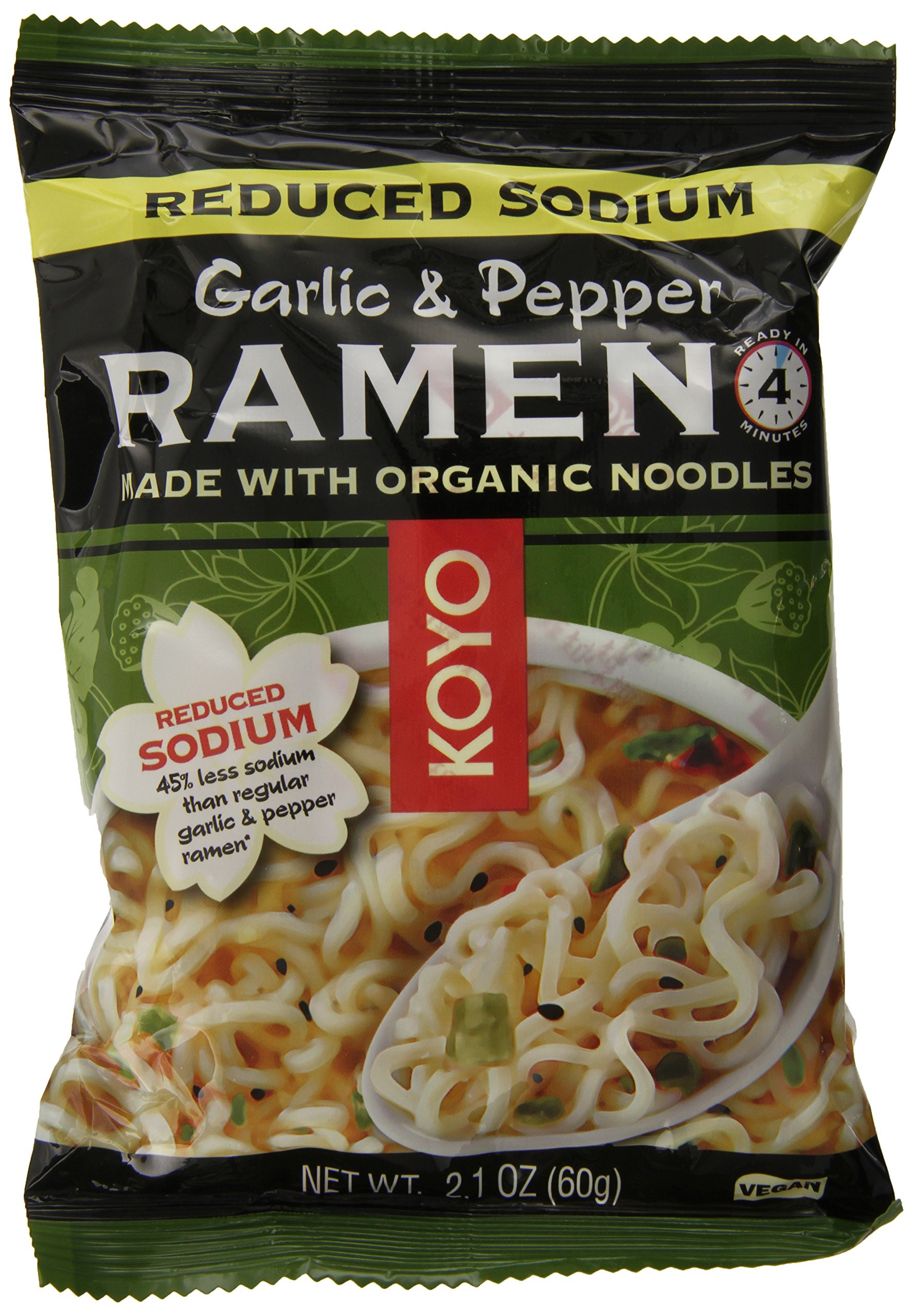 Organic Ramen Noodles
 Amazon Koyo Tofu and Miso Ramen 2 Ounce Packages