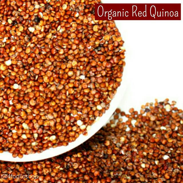 Organic Red Quinoa
 Jual ORGANIC RED QUINOA 250 GRAM 4foglioshop