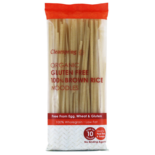 Organic Rice Noodles
 Japan Centre Clearspring Organic Gluten Free Brown