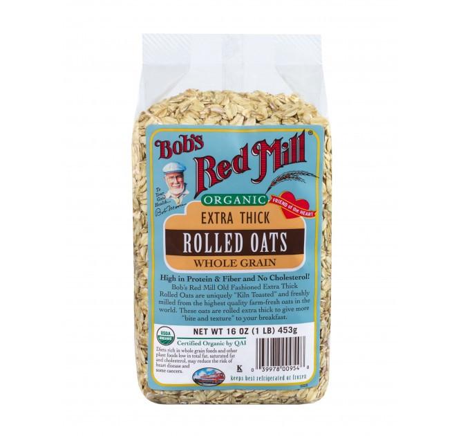 Organic Rolled Oats
 Organic Thick Rolled Oats