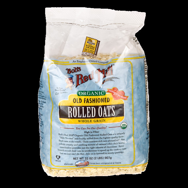 Organic Rolled Oats
 Bob s Red Mill Old Fashioned Organic Rolled Oats 32 oz