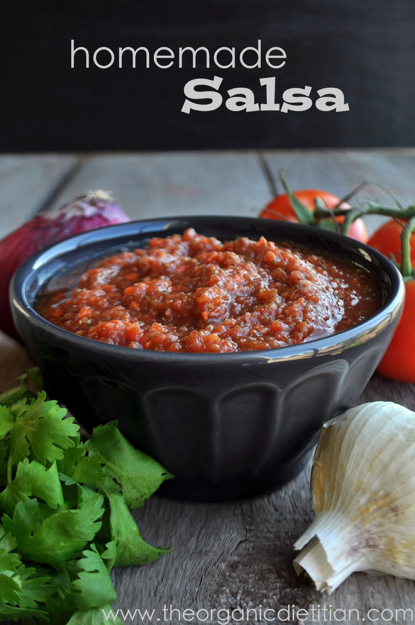 Organic Salsa Recipe
 Homemade Salsa The Organic Dietitian