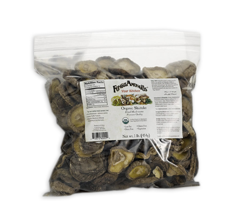 Organic Shiitake Mushrooms
 Bulk Organic Dried Oyster Mushrooms 8 oz