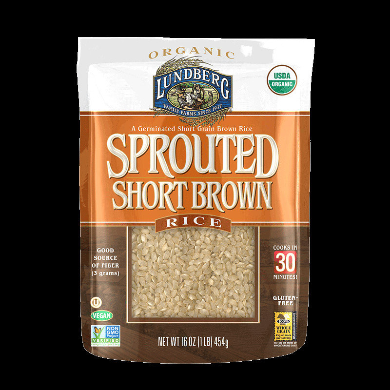 Organic Short Grain Brown Rice
 ORGANIC SPROUTED SHORT GRAIN BROWN RICE