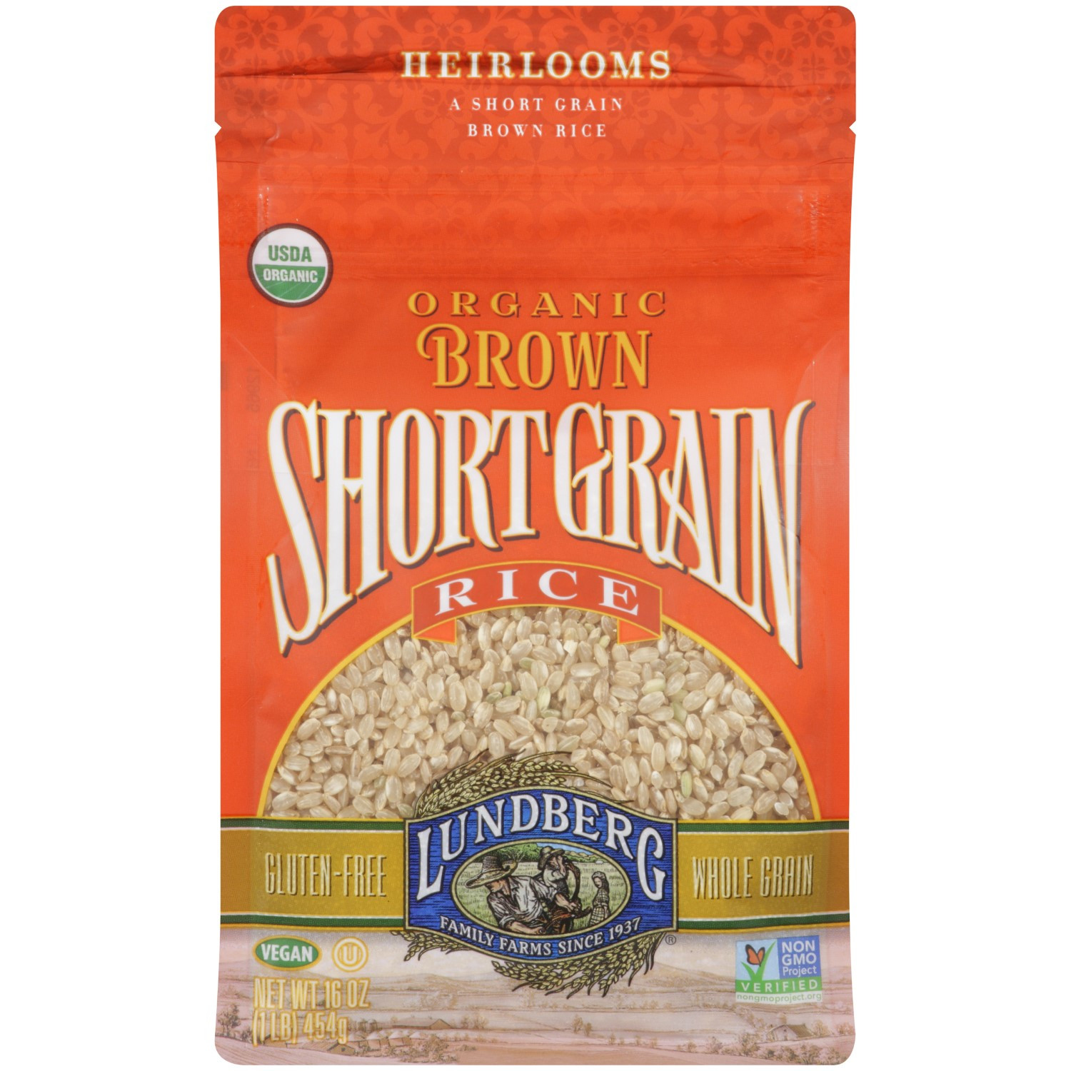 Organic Short Grain Brown Rice
 Lundberg Organic Short Grain Brown Rice 32 Ounce