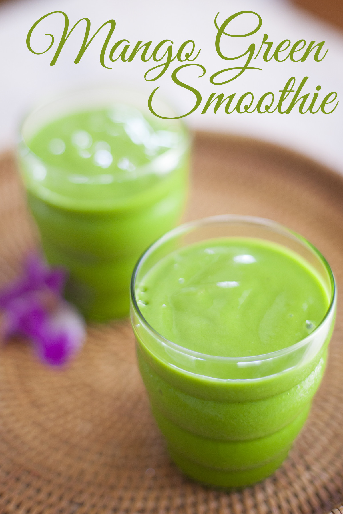 Organic Smoothie Recipes
 Green Mango Smoothie Recipe