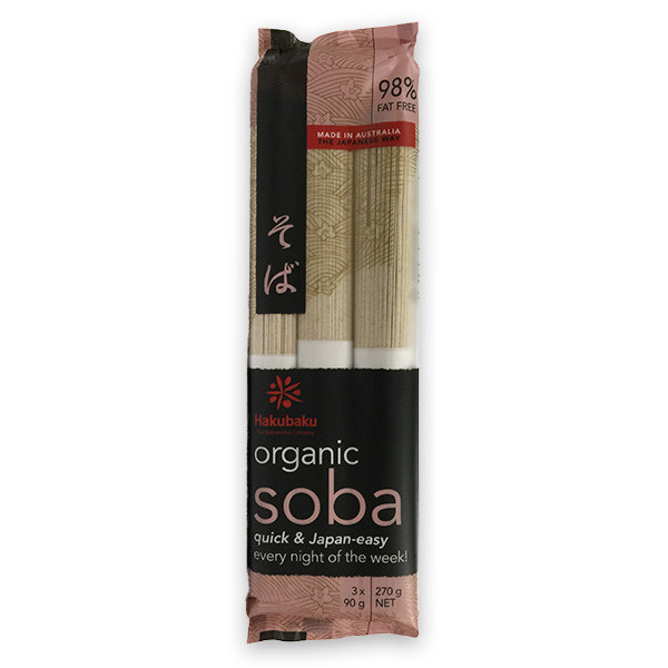 Organic Soba Noodles
 Hakubaku Organic Soba Noodles 270g