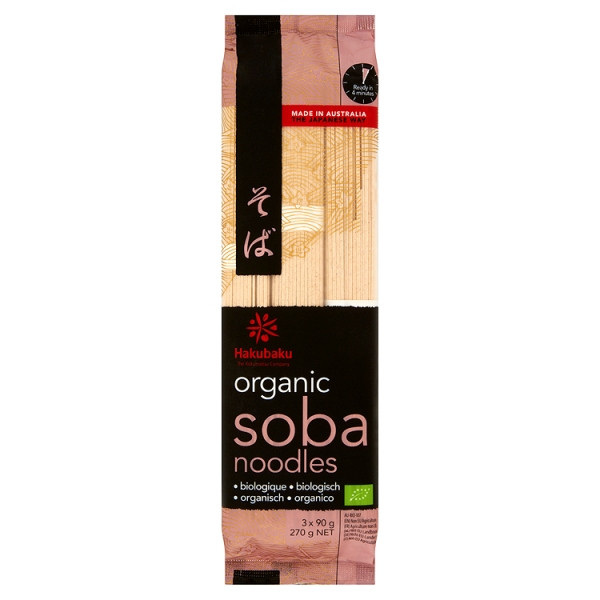 Organic Soba Noodles
 Hakubaku Organic Soba Noodles