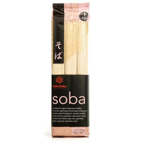 Organic Soba Noodles
 Hakubaku Organic Soba Noodles 270g from Buy Asian Food 4U