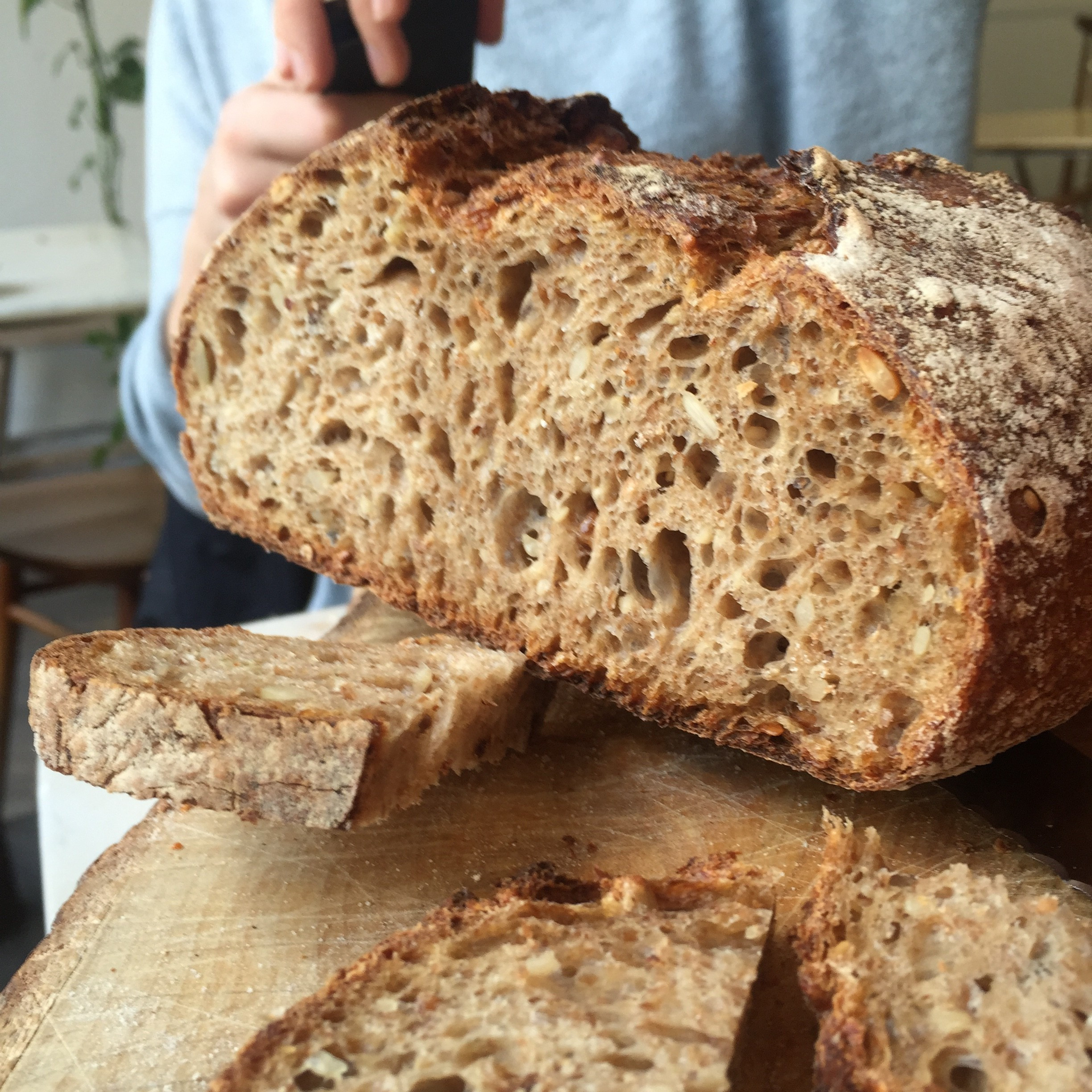 Organic Sourdough Bread
 Malted Whole Grain Sourdough