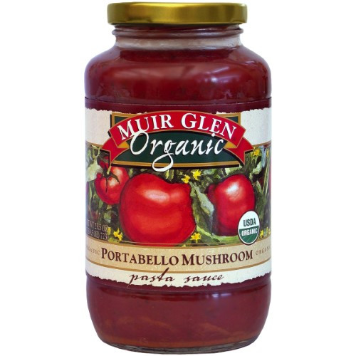 Organic Spaghetti Sauce
 Muir Glen Organic Pasta Sauce Portabello Mushroom 25 5