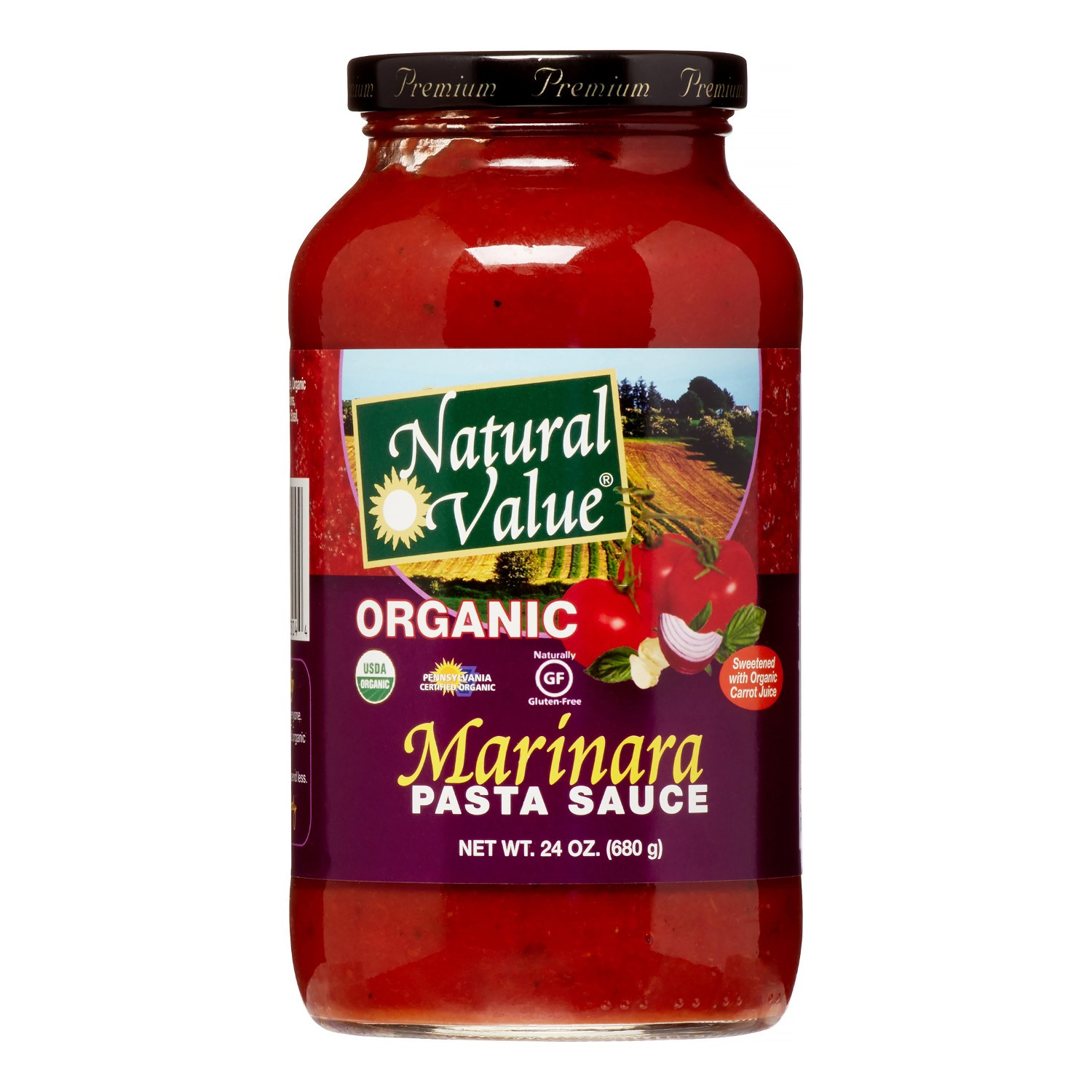 Organic Spaghetti Sauce
 Natural Value Organic Pasta Sauce Traditional Marinara